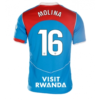 Billige Fotballdrakt Atletico Madrid Nahuel Molina #16 Replika Tredjedrakt Dame 2025-26 Kortermet